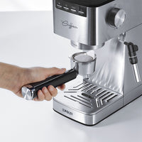 Adaptando portafiltros con cápsula E.S.E en cafetera